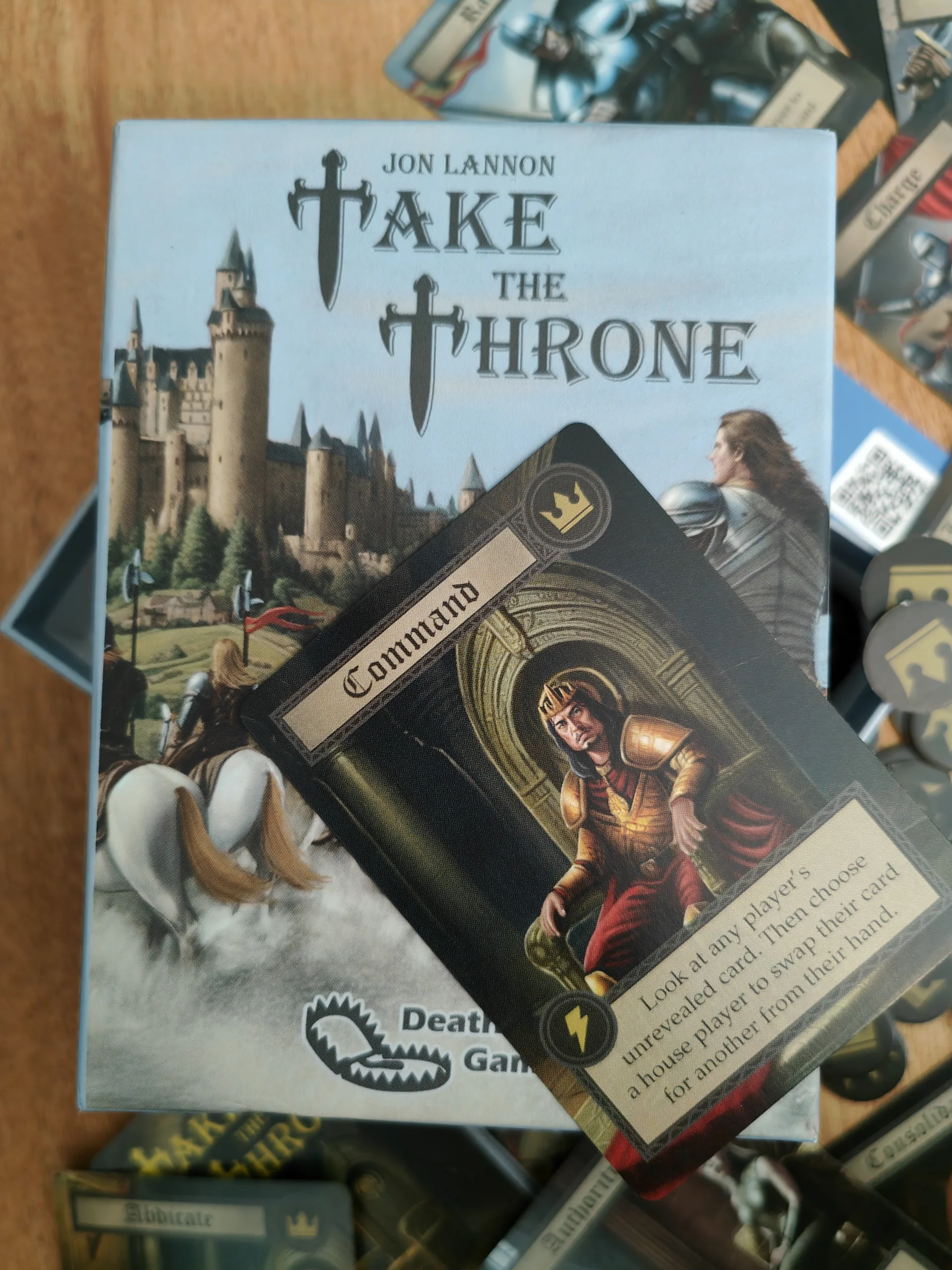 Take the throne front cover