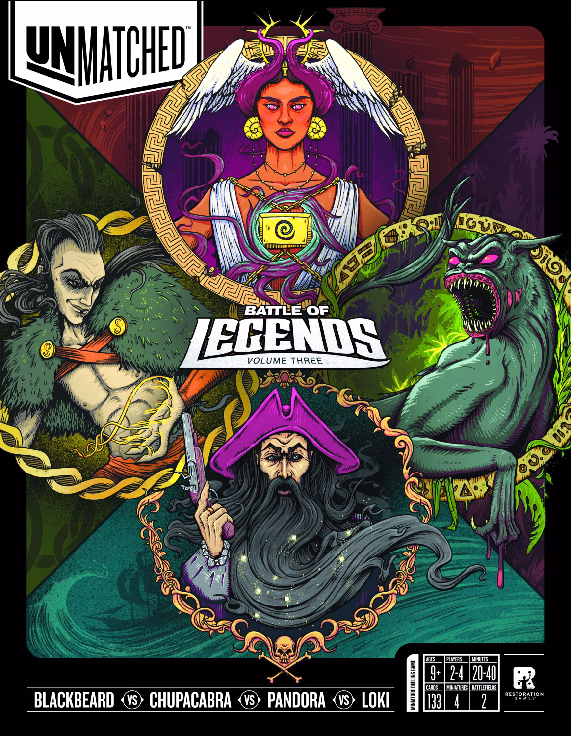 Unmatched Battle of Legends Board Game – Volume Three First Thoughts