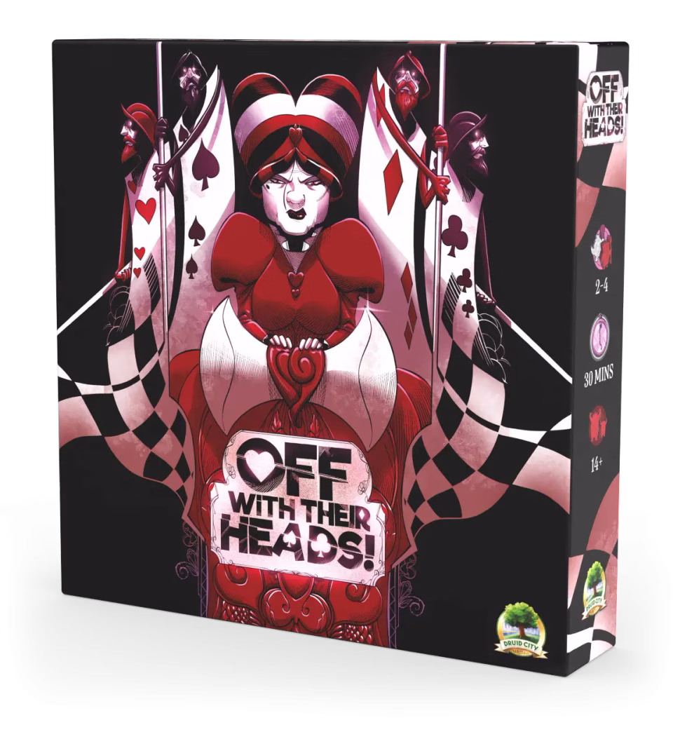 Off With Their Heads - Board Game Box Art