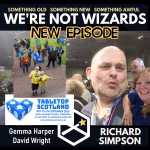 Tabletop Scotland 2026 Cover Art featuring David and Gemma